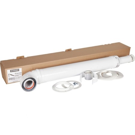 The chimney element Rommer RCA-6010-251000 ANTOLA, D = 60/100 mm, l = 1000 mm, universal-6