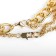 Pendant "chain" pendulum with the sphere, color gold, 44 cm