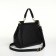 Women's bag on magnet Textura, small size, black color