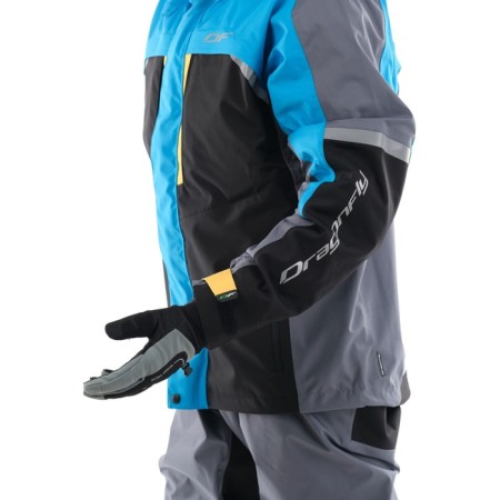 Membrane jacket Dragonfly Quad Pro, male, size l, blue, gray-2