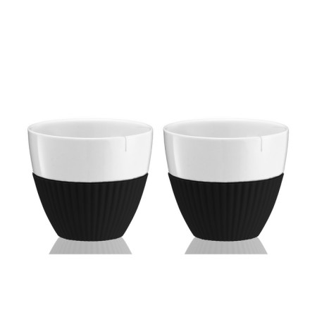Tea glass Viva Scandinavia Anytime, 300 ml, 2 pcs, black color-1