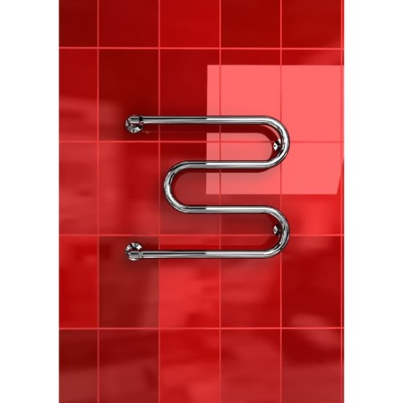 Water towels "Dvin" M, 500x400 mm, 1 ", without shelf, chrome-2