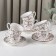 Service Porcelain Tea Daulay "Blanco", 12 items: 6 cups 220 ml, 6 saucer d = 14 cm