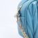 Bag Cross-Bodi with a zipper, blue color