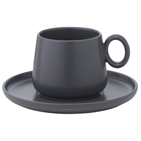 Tkano Essential Tea Set, 250 ml, 2 pcs, dark gray color-3