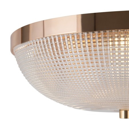 Ceiling light MayToni C046CL-03G, 3CHE14, 60W, 30.4x30.4x13 cm, gold color-2