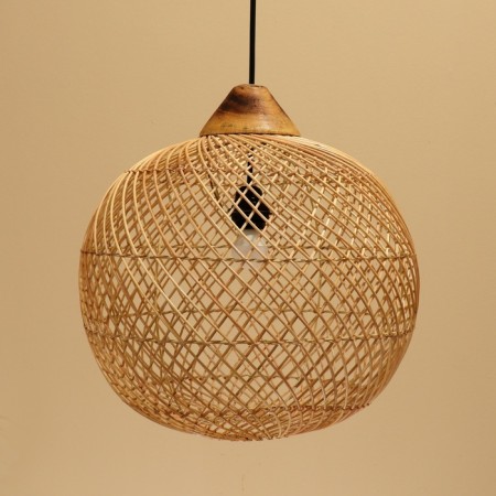 Ceiling Lamp from Rotan "Gyan" 1x120W, E27, 40x40x45cm-2