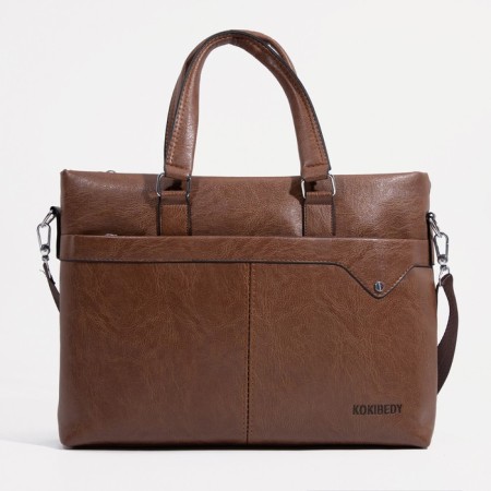 Male bag, brown color-1
