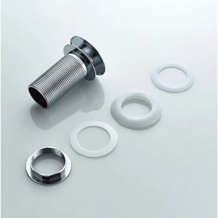 Bottom valve Ledeme L65, for a shell, brass, chrome-4