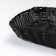 Basket for fruits and bread of the share "braid", 24 × 24 × 6.5 cm, black color