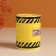 Pigger Ceramics "Zone of High Greed" yellow 6.5x6.5x9 cm