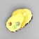 The toy is soft for dogs "slippers with a rope", with a squeak, 15 cm, yellow