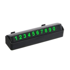 Cartage phone number, fluorescent numbers, black
