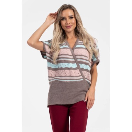 Women's vest, size 42, pink color-1