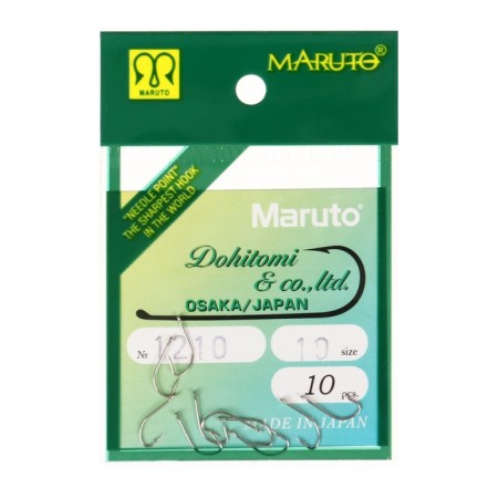 Hooks Maruto 1210, color Ni, No. 10, 10 pcs.