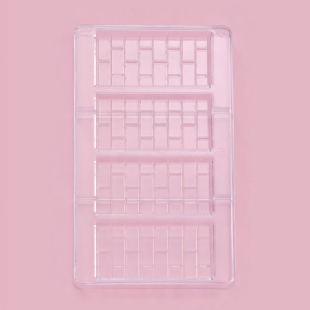 Form for chocolate and sweets "BRICS", 4 cells, 20 × 12 × 2.5 cm, cell 8.5 × 4.2 × 1 cm-1