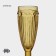 The glass of the Bosphorus, 160 ml, 7 × 7 × 20 cm, yellow color,