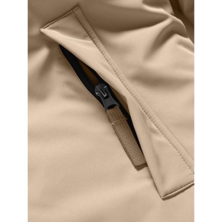 Winter park for a girl, height 146 cm, beige color-7