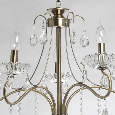 Causte "candle", size 75x86x75 cm, 300W 5XE14 IP 20-12