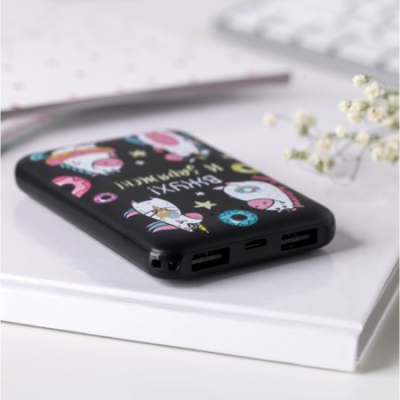 Set of headphones vacuum and external battery 5000 MAH "Unicorn"-4