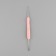 Knitting hook, bilateral, d = 1/2 mm, 13.5 cm, pink color