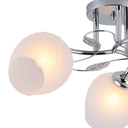 Ceiling light ESCADA, 1108/3PL. 3x40W, e27, 490x490x230 mm, chromium color-2