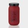 Glass Bank for bulk products "Love in the kitchen", 1 l, red color