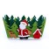 New Year's basket for the decor "Santa Claus in the forest" 20 × 15 × 11 cm