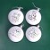 New Year's set for creativity. Christmas balls for coloring "Happy New Year", paints, 4 pcs