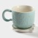 Ceramic mug “Smiling Cat”, 450 ml, blue color