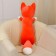 Soft toy-podushka "daring cat", 80 cm, red color