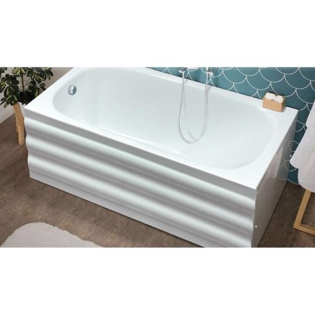 Acrylic bath EuroLux lait x15070, 150x70x40 cm, without a frame-3