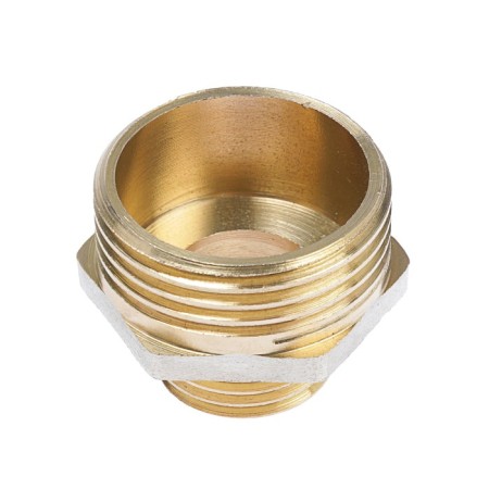 NIPPEL OTMO, 1 "X1/2", outer/outer thread, nickel -plated brass