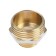 NIPPEL OTMO, 1 "X1/2", outer/outer thread, nickel -plated brass