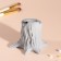Interior subject "stump" height 6 cm gray