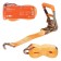 Cargo fastening belt with a ratchet 6 m, 5 t airline as-t-09