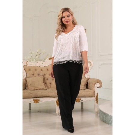 Female jumper, size 52, white color-1