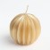 Figure candle "Faced ball", 6.5x6.5 cm, gold, in a box