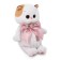 Soft toy "Lee Baby with a pink bow", 20 cm