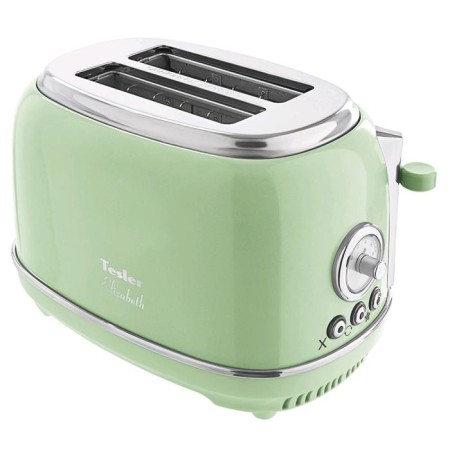Tosler Tesler TT-245 Green, 815 W, 2 toasts, 6 frying modes, defrosting, green