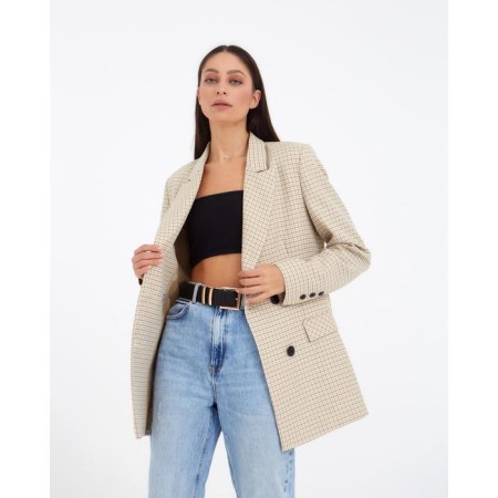 Jacket female double -breasted mist p. 46, beige-6