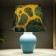 Table lamp "Sea Wave" E14 15W Blue Risalux