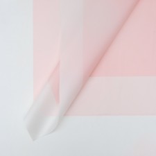 Matte, pink, transparent film, 58 x 58 cm