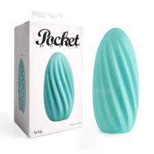 The masturbator is not realistic, reusable, 95 x 48 mm, turquoise