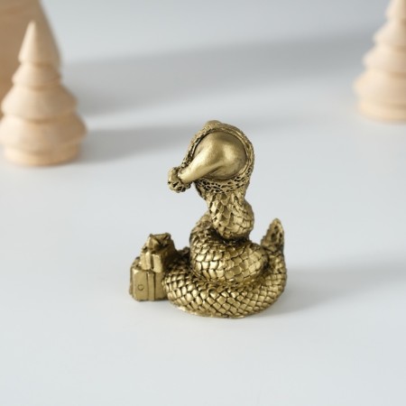 Souvenir Polystone "Golden Snake" mix 3x3x5 cm-5