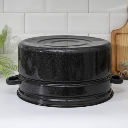 Enameled tank, 20 l, induction, graphite color-2