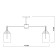 Ceiling lamp on the rod Divita E14x40W