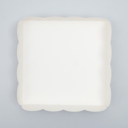 Box for cookies "peas", white, 12 x 12 x 3 cm-3