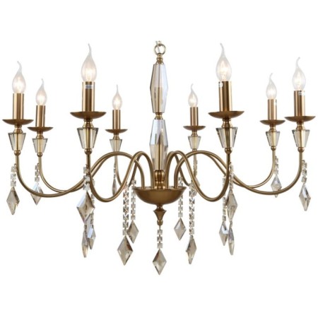 Suspended chandelier Grace 8xe14 40W, size 86x86x88-174 cm, bronze color-1