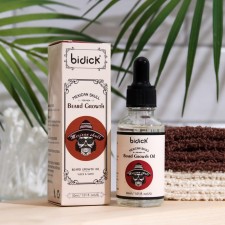 Cosmetic oil for beard and mustache 